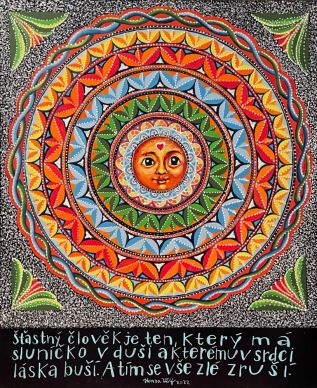 Obraz "Mandala - Šťastný člověk 2"